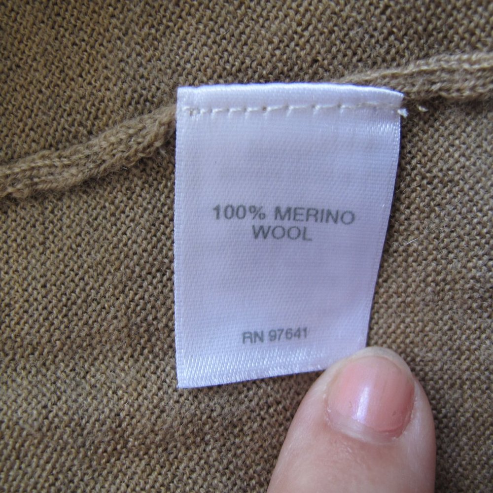 J.JILL 100% Merino Wool Beige Sweater - Picture 7 of 11